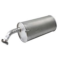 Muffler, Welded Assembly, Natural, 4 Cyl 1.6L