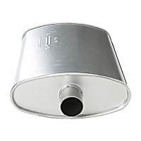Driver or Passsenger Side Muffler, Dual Exhaust, Chrome Tip Applications, 8 Cyl 4.6L