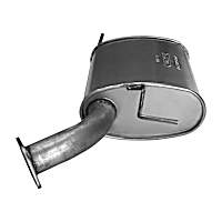 Muffler, Sedan; Rear Wheel Drive, 6 Cyl 3.5L - 