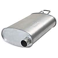 Muffler, 4-Door, Sedan, 1.8L - 
