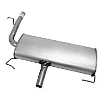 Muffler, Welded Assembly, Natural, 4 Cyl 2.4L - 