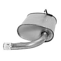 Driver Side Muffler, Sedan; Welded Assembly, Natural, 4 Cyl 2.5L