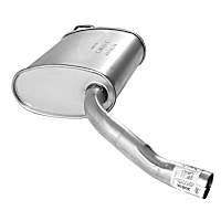 Muffler, FULL HYBRID EV-GAS (FHEV); Welded Assembly, Natural, 4 Cyl 2.4L - 