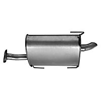 Muffler, Welded Assembly, Natural, 4 Cyl 1.8L