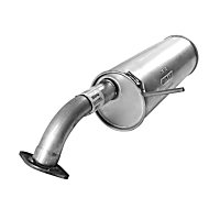 Muffler, Welded Assembly, Natural, 4 Cyl 2.0L