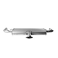 Muffler, AWD; Welded Assembly, Natural, 4 Cyl 2.5L - 