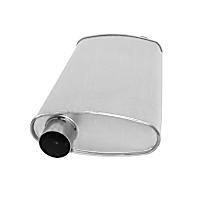 Driver or Passsenger Side Muffler, Rear Wheel Drive; Front, 8 Cyl 5.7L