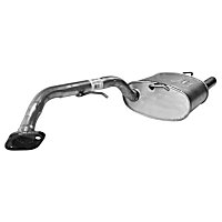 Muffler, Welded Assembly, Natural, 4 Cyl 2.5L