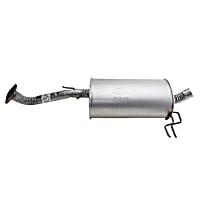 Muffler, Hatchback; Welded Assembly, Natural, 2.0L 4Cyl