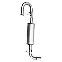 Muffler, Welded Assembly, Natural, 4 Cyl 2.5L