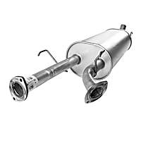 Welded Assembly; Muffler and tail pipe must be replaced together., Natural, 8 Cyl 4.6L