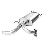 Muffler, Welded Assembly, Natural, 4 Cyl 2.3L