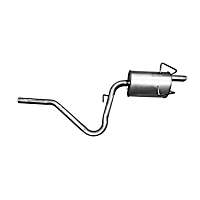 Muffler, FWD; Welded Assembly, Natural, 4 Cyl 2.4L