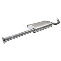 Muffler, Welded Assembly, Natural, 6 Cyl 3.5L