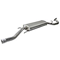 Muffler, Welded Assembly, Natural, 4 Cyl 2.4L