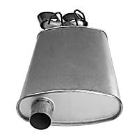 Driver Side Muffler, Eng. VIN: B; Dual Exhaust, 8 Cyl 4.9L