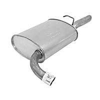 7330 Passenger Side Muffler, Natural