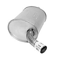 Passenger Side Muffler, Welded Assembly, Natural, 6 Cyl 3.8L