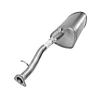 Muffler, Welded Assembly, Natural, 6 Cyl 3.5L - 
