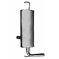 Muffler, Welded Assembly, Natural, 4 Cyl 2.5L