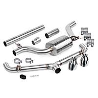 CBK0001 Cat-Back Exhaust System, 4, 2.0, Made of Stainless Steel