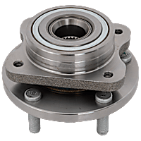Front, Driver or Passenger Side Wheel Hub, with Bearing, without 14 (in) Wheels