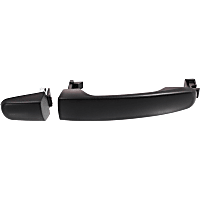 Front Or Rear, Passenger Side, Or Rear, Driver Side Exterior Door Handle, Textured Black, Without Key Hole