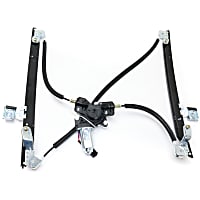 Front, Driver Side Window Regulator, Power