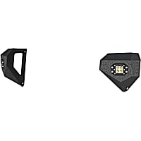 2081200 TrailChaser Series Bumper End, Powdercoated Textured Black Steel