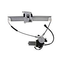 RPAFD-075 Sport Utility Rear, Driver Side OE Replacement Series Power Window Regulator, With Motor