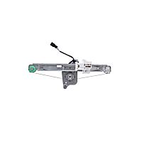 RPAGM-155 Sedan Rear, Driver Side OE Replacement Series Power Window Regulator, With Motor