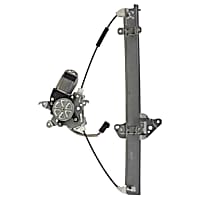 RPAN-041 Sedan Front, Passenger Side OE Replacement Series Power Window Regulator, With Motor