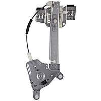 RPGM-074 Sedan Rear, Passenger Side OE Replacement Series Power Window Regulator, Without Motor