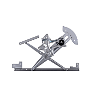 RPM-017 Front, Driver Side Power Window Regulator, Without Motor