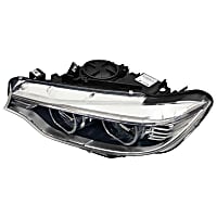 63-11-7-377-855 Driver Side Headlight, With bulb(s)