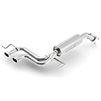 11821 S-type Series - 2012-2017 Hyundai Veloster Axle-Back Exhaust System - Made of 304 Stainless Steel