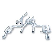 140100 S-type Series - 2002-2008 Audi A4 Quattro Cat-Back Exhaust System - Made of 304 Stainless Steel