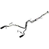 140869BC Cat-Back Exhaust System, 8, 5.0, Made of Stainless Steel, ATAK Series