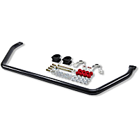 5404 Front Sway Bar Kit, Cold Formed Steel, 1 3/8 in., Non-adjustable, Powdercoated Silver