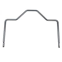 5559 Rear Sway Bar Kit, Steel, 1 in., Powdercoated Silver