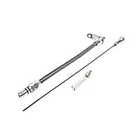 22166 Automatic Transmission Dipstick - Polished, Aluminum, Locking, Direct Fit, Kit