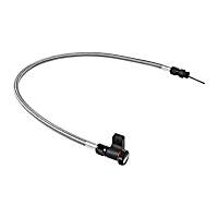 22200 Performance Replacement Series Automatic Transmission Dipstick - Black, Steel, Locking, Direct Fit, Sold Individually