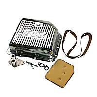 30289 Transmission Pan - Chrome, Steel, Deep, Direct Fit, Sold Individually