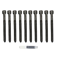 016-1078 Beck Arnley OE Replacement Cylinder Head Bolt, Set of 10
