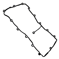 036-1829 Driver Side Valve Cover Gasket