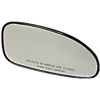 Passenger Side Mirror Glass, Non-Heated, No Blind Spot Feature