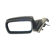 Driver Side Mirror, Power, Manual Folding, Heated, Paintable, Without Signal Light, With memory, Without Puddle Light, Without Auto-Dimming, Without Blind Spot Feature, Base Model