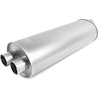 Driver or Passenger Side Muffler, 153.0 in. Wheelbase, Federal Emissions Equipped; Excluding Low Emissions Vehicle (ULEV), 8 Cyl 6.0L