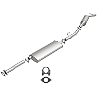 106-0009 Direct-Fit Exhaust Series - 2002-2009 Exhaust System - Made of Aluminized Steel