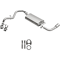 106-0061 Direct-Fit Exhaust Series - 2005-2008 Cat-Back Exhaust System - Made of Aluminized Steel